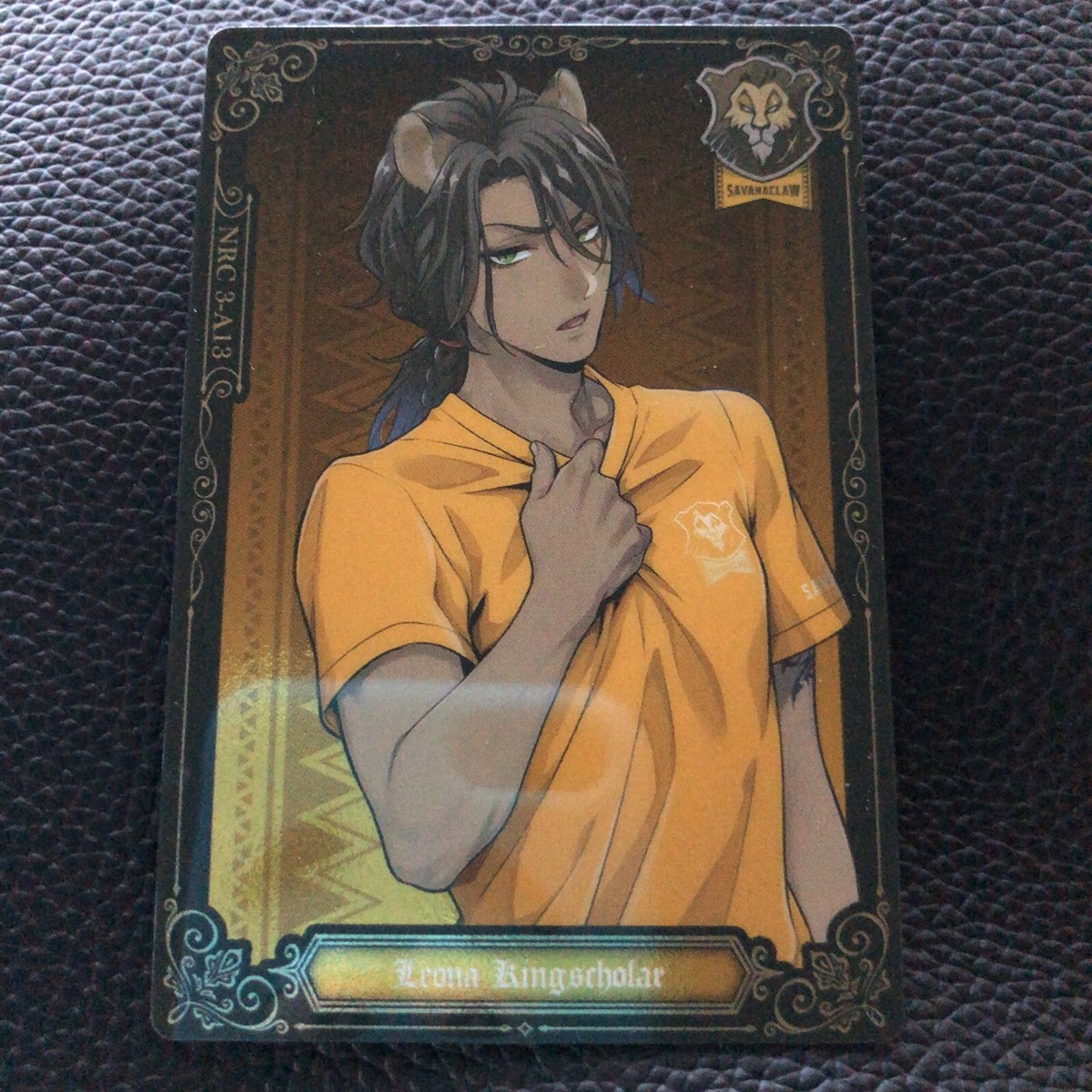 Leona Kingscholar Twisted-Wonderland TCG Card Disney Anime Game