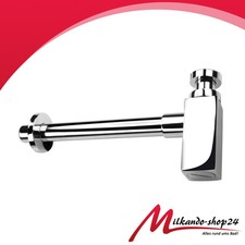 Chrome Design Siphon Sifon Röhrensiphon Syphon Messing f. Waschbecken Waschtisch