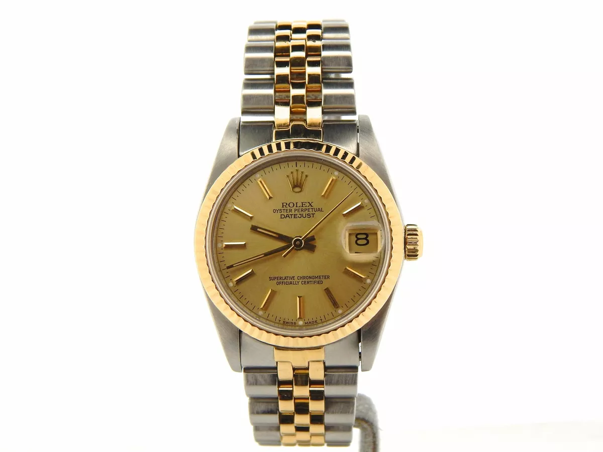 Rolex donna acciaio best sale oro