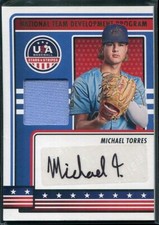 2023 USA Baseball - #NTDP-MT MIchael Torres College Patch Auto 