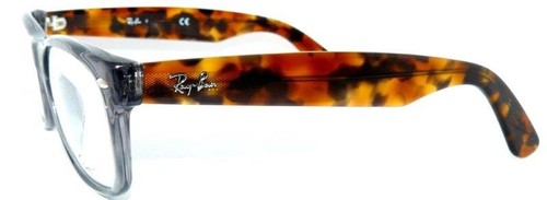 RAY BAN BRILLE GRAU BRAUN TRANSPARENT 5184 5829 52 WAYFARER 2140 GESTELL 4340 - Bild 4 von 5