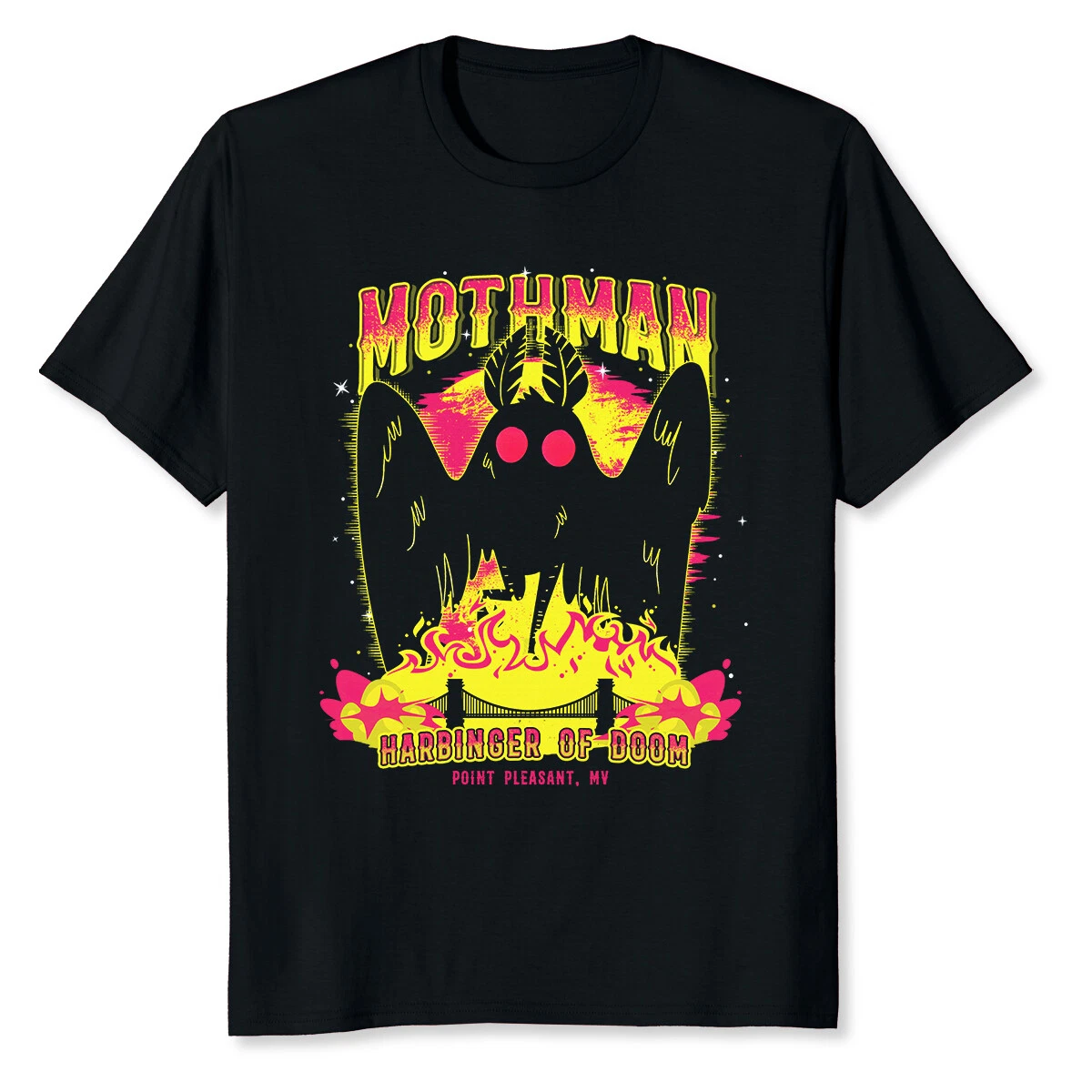 Mothman Harbinger Of Doom Funny Cute Cryptid Creature T-Shirt | eBay