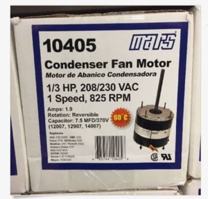 Mars 10404 Condenser Fan Motor Wiring Diagram