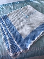 hand crocheted Large baby blankets
