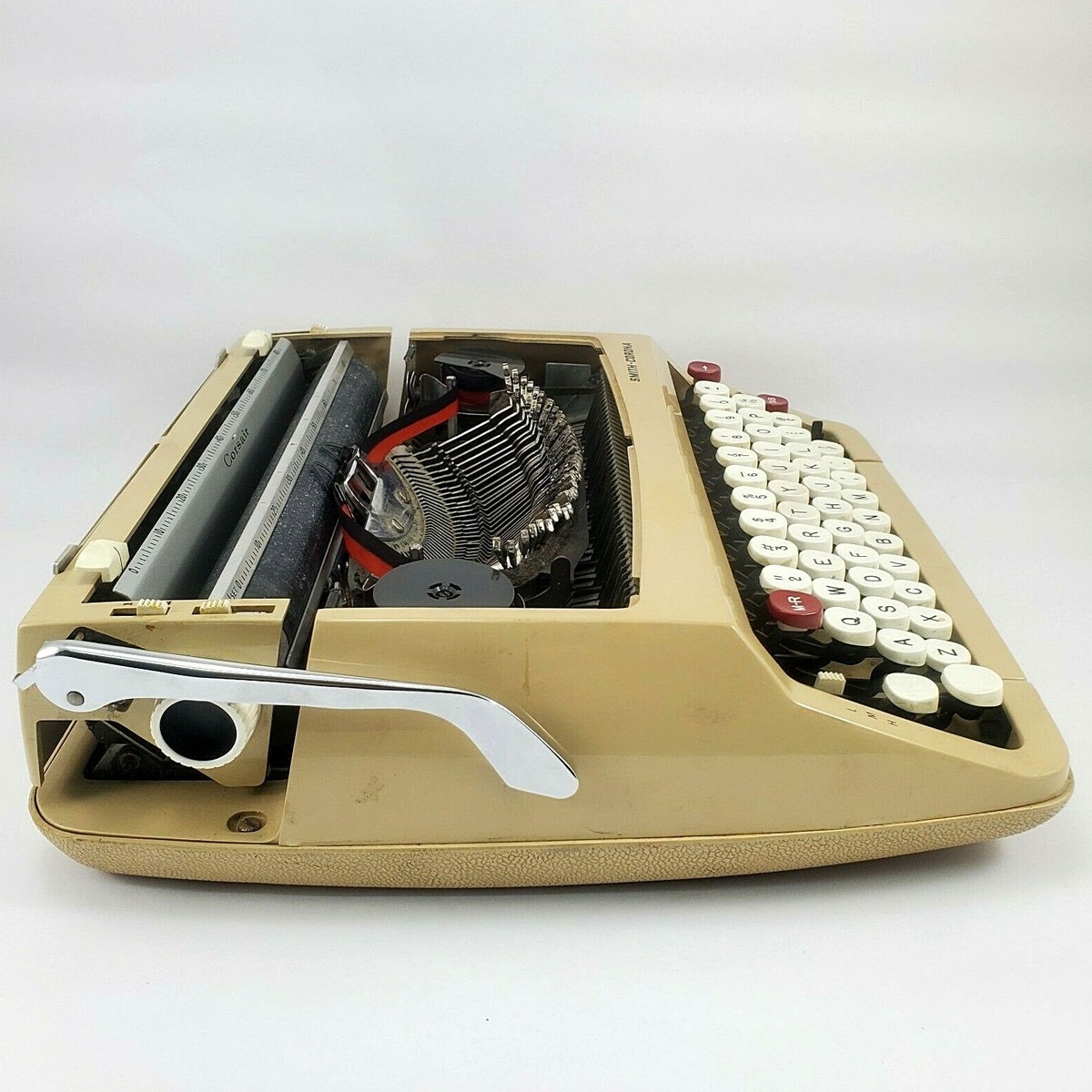 【ビンテージ】大型 米国 アンティーク SMITH-CORONA タイプライター 1940s アンティーク タイプライター Typewiters スミス コロナ