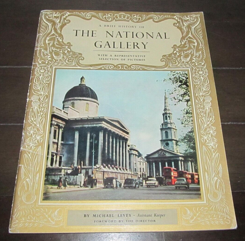 Vintage 1950s Art Museum Britain Souvenir Booklet "The National Gallery" 25 pgs