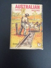 Sheep Dipping in Australia Match Box
