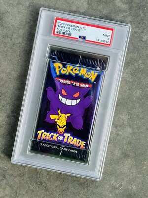 2022 Pokemon Trick or Trade Halloween Foil Pack Gengar & Pikachu