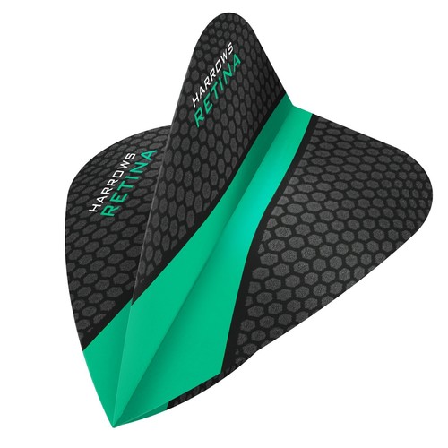 5 SETS (15) Harrows Retina Dart Flights Kite Shape Solid Plain Colours Tough - Picture 50 of 91