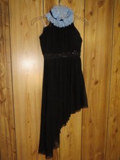 BLACK LYRICAL CONTEMORARY BALLET DANCE COSTUME CHILD MEDIUM