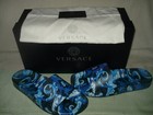 100% AUTHENTIC NEW MEN VERSACE BAROCCOFLAGE BLUE SLIDE SANDALS EU 42/US 9 — photo 6