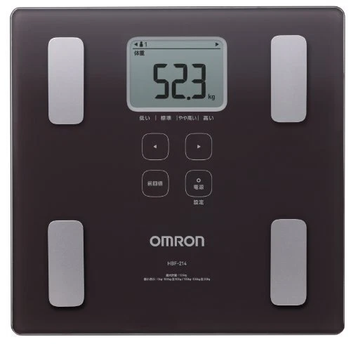 Omron Body Composition Meter White HBF-214-W Weight Scale