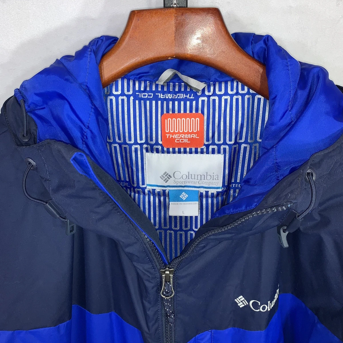 Columbia wister slope colorblock thermal coil insulated jacket sales