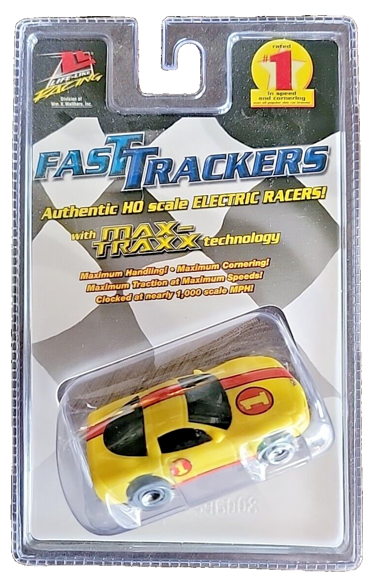 Life-Like 423-9127 Racing HO Scale Fast Trackers Corvette  Slot Car Mint- Rare