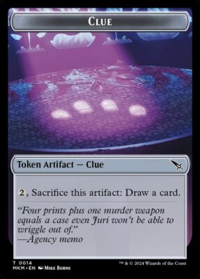 Magic the Gathering (mtg): TMKM: Clue (014) - Foil
