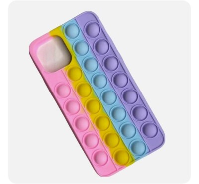 Push Bubble Fidget Popper Sensory Case for iPhone 11 Anxiety Relief ADHD (New)