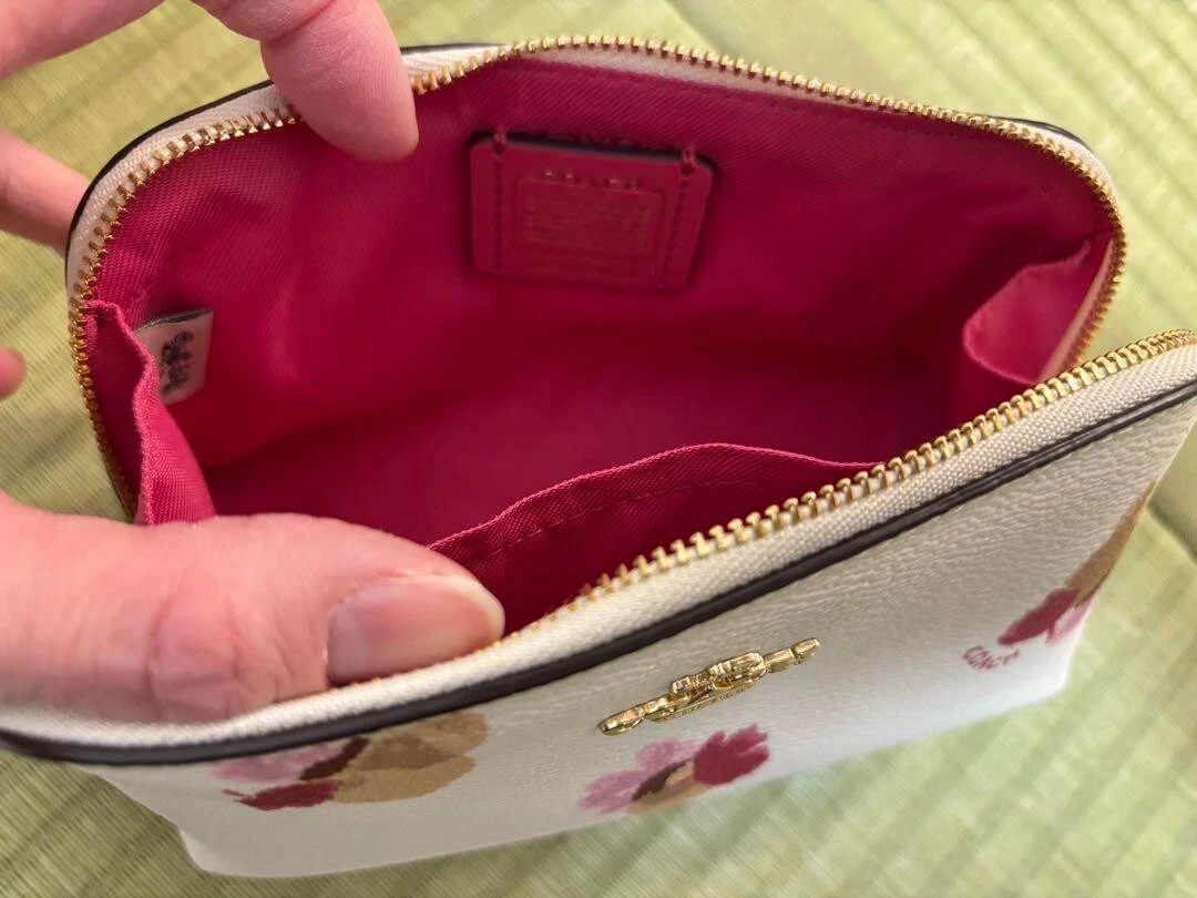 Borsa a tracolla Coach Designer Flower Rowan nuova con etichetta