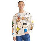 Peanuts Group Characters Mens Sweatshirt Large Snoopy Charlie Brown Lucy Linus