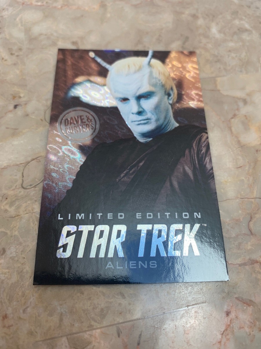 dave and busters star trek cards limited edition Dave and Buster's Star Trek Original Series Limited Edition Captain Kirk Card