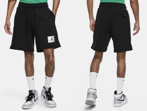 Nike Air Jordan Jumpman Volo in Pile Pantaloni corti Uomo Large Nero Nuovo  con etichette | eBay