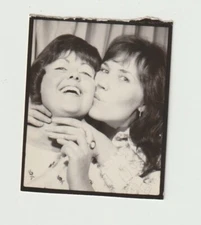 VINTAGE PHOTO BOOTH - FUNNY, AFFECTIONATE YOUNG GIRL FRIENDS