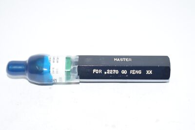 PMC Industries Master .2270 XX Go NO Go Smooth Pin Ring Gage Check Plug Inspecti
