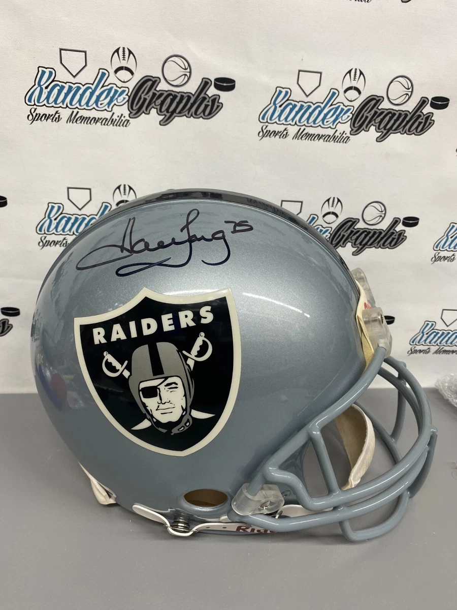 Howie long hotsell signed helmet