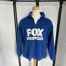 Fox Network of Champions Vtg Blue Pullover Mens XL-2XL USA Made JSR Industries