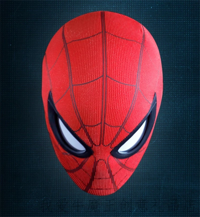 Spiderman Masks 1:1 Helmet Wearable Ring Remote Control Eyes Mask Cosplay Props - Image 4 of 4