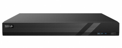 INVID TECH Hybrid Recorder 8 IP & 8 Analog Camera Inputs 2 External Hard Drives