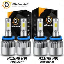 H11 LED Headlight Low Beam H16 H8 Fog Light Bulb 60 Days Free Return Super White