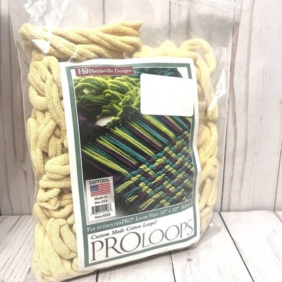 Harrisville Designs Pro Loops Loom Size 10''x10'' Makes 2 Potholders Daffodil USA