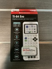 Texas Instruments TI-84 Evo Graphing Calculator White New Sealed G2**