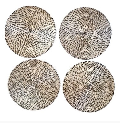 Ikea Lattad Seagrass Placemats Set Of Four Beachy Boho Organic Modern 15''