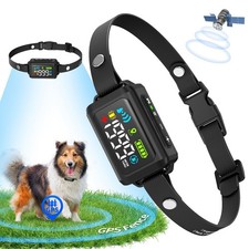 GPS Wireless Dog Fence System, Electric Fence for Dogs, Adjustable Range 99-5...