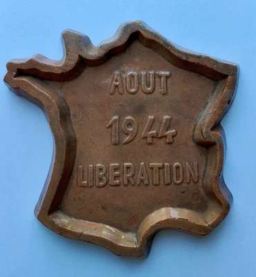WW2 1944, ancien vide poche ou cendrier commémoratif de collection - Photo 1/3