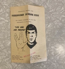 Vintage 1975 Star Trek collectible Federation Trading Post Third Edition
