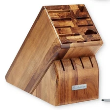 WUSTHOF 15 Slot Wood Knife Block Wooden NEW Factory Sealed