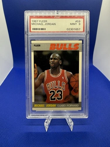 1987-1988 Fleer Michael Jordan Chicago Bulls #59 Basketball Card