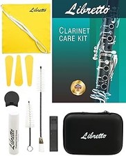 Libretto All-Inclusive Clarinet Care Kit with EVA Case Cleaning Tools, Cork Gr