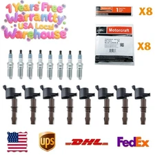 8 set OEM Ignition coil DG521 & OEM Spark Plug SP509 For Ford F150 4.6L 5.4L USA