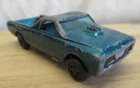 VINTAGE REDLINE HOT WHEELS 1968 MET AQUA CUSTOM FLEETSIDE HK #6213