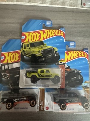 Set Of 3 Hot Wheels Jeep Gladiator 2026 Green Truckin' Along & 2025 Dirt Non-STH