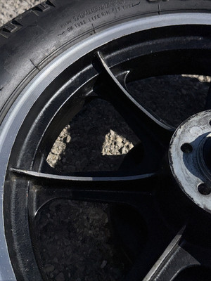 かに　前輪 OEM 88-97 Kawasaki ZX600 R C Ninja Front Wheel w/ Brake Disc