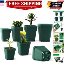 Square Nursery Pots Clearance 2.7", 3", 3.5", 4" with Drainage Holes 20 Pcs, ...
