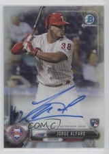 Jorge Alfaro Bowman Chrome 2017 Refractor /499 Auto