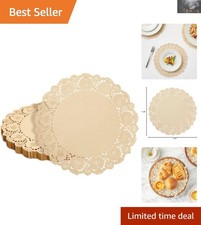 Versatile 12-Inch Round Paper Placemats - 250 Count for Weddings  Parties