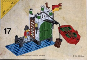 LEGO System 6244 Armada Sentry Vintage Pirates 1996 Complete With Instructions