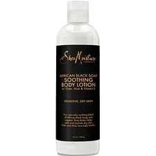 SheaMoisture African Black Soap Body Lotion 13 Fl Oz Moisturizer for Dry Skin