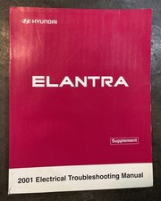 2001 Hyundai Elantra Electrical Troubleshooting Manual/ Wiring Service Manual